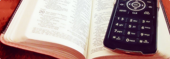 Téléphone portable vs Bible